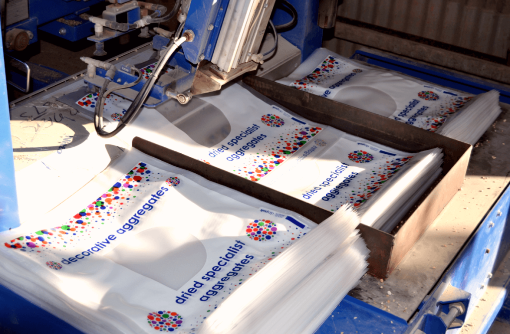 Printed Poly Sacks for Aggregate